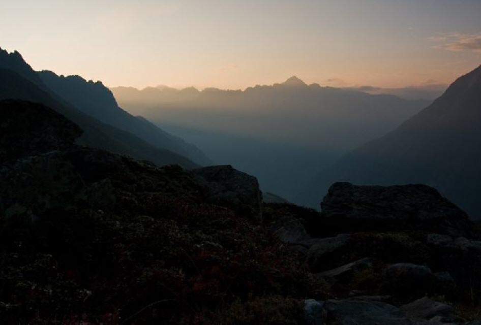kurz vor dem Sonnenaufgang